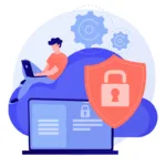 Analista de seguridad protege los sistemas conectados